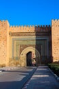 The road to the gate of Bab El Khamis that leads to the Medina, Meknes city