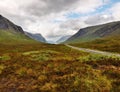 The Road to Glencoe Royalty Free Stock Photo