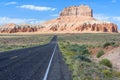 Road to Goblin Valley State Park Utah USA