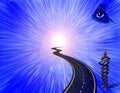 Road to God`s Eye Royalty Free Stock Photo