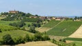 Road to Govone and San Martino Alfieri, Asti, in Monferrato