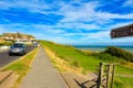 Road to the harbour of Folkestone England