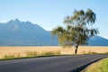 Road to High Tatra mountains