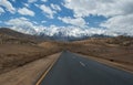 Road to himalaya mountain in ladak, leh india