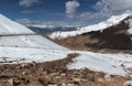 Road to himalaya mountain in ladak, leh india