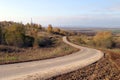 The road to the horizon Royalty Free Stock Photo