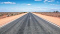 Road to horizon in western Australia Royalty Free Stock Photo