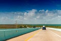 Road to Key West at dusk Royalty Free Stock Photo