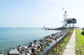 The road to lighthouse, Marken, the Netherlands