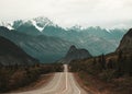 The road to Lions Head in Alaska is an epic scene Royalty Free Stock Photo