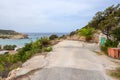 Road to the Livadia Beach.Antiparos. Cyclades, Greece