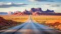 Road to Monument Valley, Arizona, United States