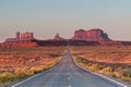 The Road to Monument Valley Royalty Free Stock Photo