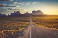 Road to Monument Valley Navajo Tribal Park Royalty Free Stock Photo