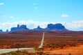 A road to Monument Valley Utah