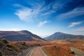 Road to Mount Aso Royalty Free Stock Photo