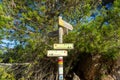 Road to mount Calamorro, near Malaga Royalty Free Stock Photo