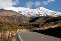 Road to Mount Ruapehu Royalty Free Stock Photo