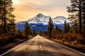 Road to Mount Shasta, California Royalty Free Stock Photo