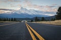 The road to Mount Shasta Royalty Free Stock Photo