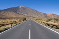 Road to Mount Teide Royalty Free Stock Photo