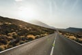 road to the Mount Teide volcano in Tenerife