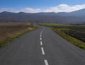 Road to mountains in Araba Royalty Free Stock Photo