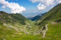 Road to the mountains, the main road transfagarasan Royalty Free Stock Photo