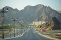 Road to mountains, Muscat , Oman Royalty Free Stock Photo