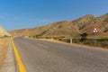 Road to the mountains. Xizi, Azerbaijan, road to the mountains