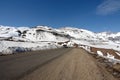 Road to Nevado Valley in Chile South America