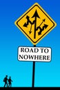 Road to nowhere Royalty Free Stock Photo