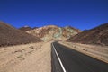 Road to nowhere - Death Valley - California Royalty Free Stock Photo