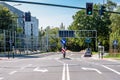 Road to nowhere in Krakow, Poland Royalty Free Stock Photo