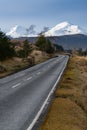 Road to Oban through Scottish highlands, Argyll, Scotland