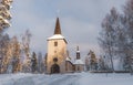 Ohs church in VÃÂ¤rnamo, Sweden Royalty Free Stock Photo