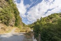 Road to the Poqueira river near the hydroelectric power station