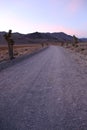 Road to the Racetrack Playa, in Death Valley NP, California, USA Royalty Free Stock Photo