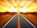 The Road To Salvation Royalty Free Stock Photo