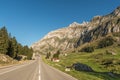 Road to Schwaegalp, mountain landscape with Saentis, Switzerland