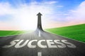 The road to success Royalty Free Stock Photo