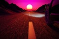 Road to the sun Royalty Free Stock Photo