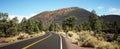 A Road to Sunset Crater Volcano Royalty Free Stock Photo