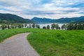 Road to the Tegernsee lake in Germany Royalty Free Stock Photo