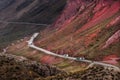 Roadway to Ticlio in Peru