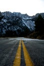 Road to Tioga Pass and Snow