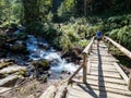 The road to Valea Sambetei chalet, Romania Royalty Free Stock Photo