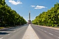 A road to the Victory Column, Berlin Royalty Free Stock Photo