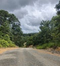 the road to the village tumbang anoi