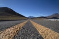 Road to the volcano, Atacama Chile. Follow life, keep fighting, goal, don`t give up